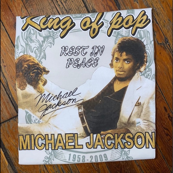 Vintage Other - (2009) Michael Jackson Oversized Memorial T-Shirt